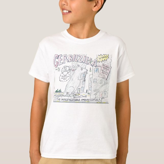 T-shirt Gerbilzilla (Devant)
