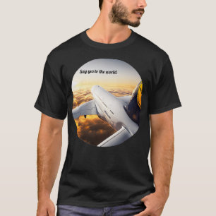 T-shirt German Airline In the Air Design