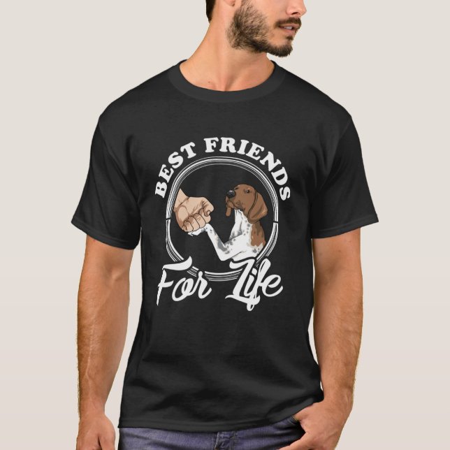 T-shirt German Short Haired Pointer  Best Friends  GSP (Devant)