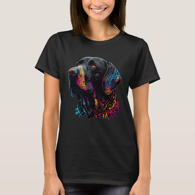 T-shirt German Short Haired Pop German Pointer (Devant)