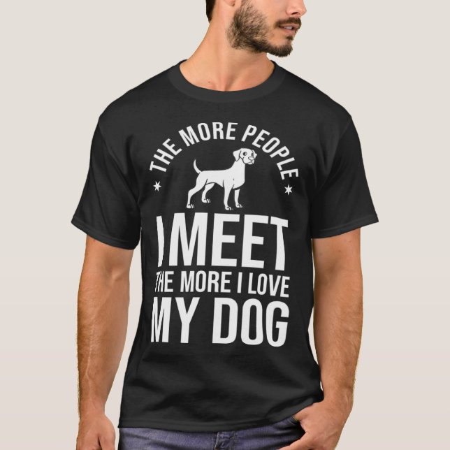 T-shirt German Shorthaired Pointer Dog Puppies Owner (Devant)