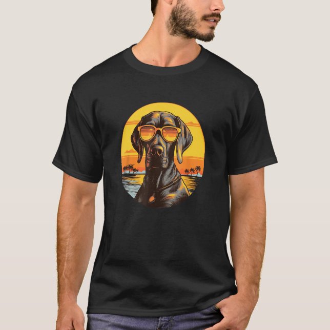 T-shirt German Shorthaired Pointer Men Women Kids 2 (Devant)