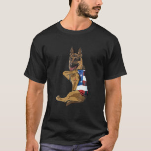 T-shirt Germanshepherd Chien Tattoo J'aime maman