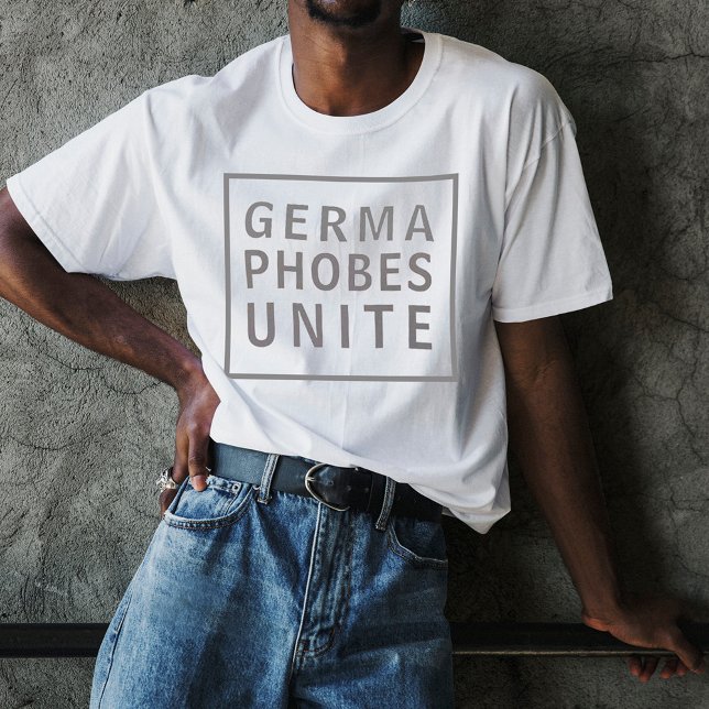 T-shirt Germaphobes amusants unir le thème pandémique (Créateur téléchargé)