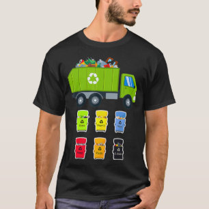T-shirt Gestion des déchets Recyclage poubelles poubelles 