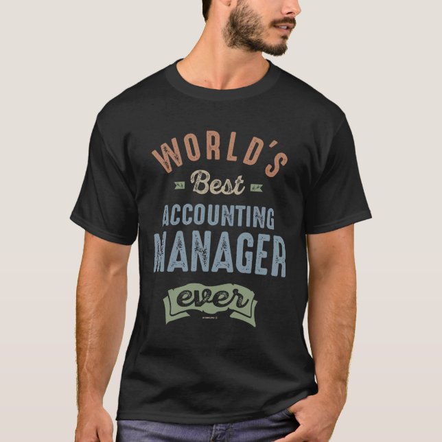 T-shirt Gestionnaire comptable (Devant)