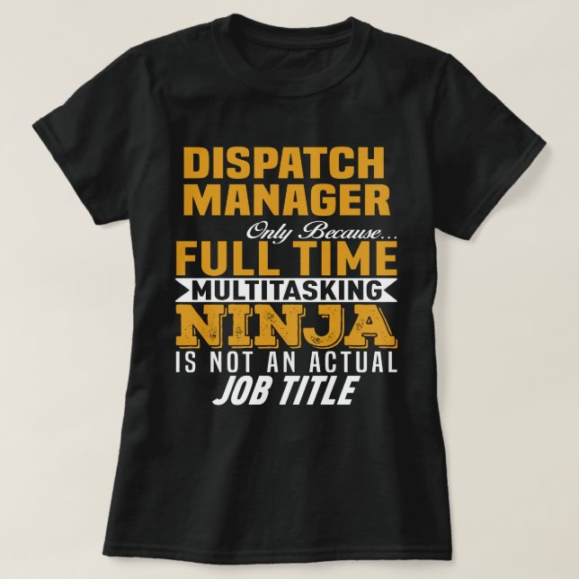 T-shirt Gestionnaire d'affectations (Design devant)