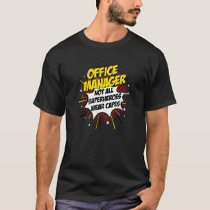 T-shirt Gestionnaire de bureau Superhero Shirt Superpower