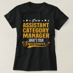 T-shirt Gestionnaire de catégorie adjoint