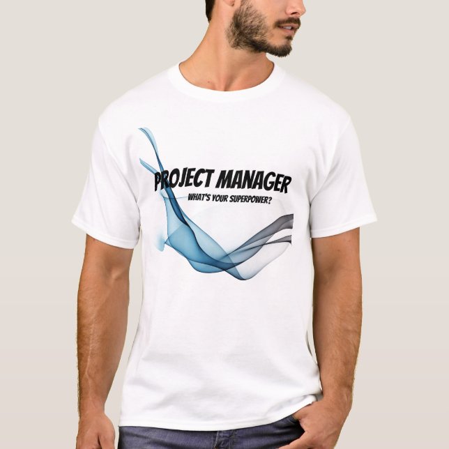 T-shirt Gestionnaire de projet Quelle est votre aquarelle  (Devant)
