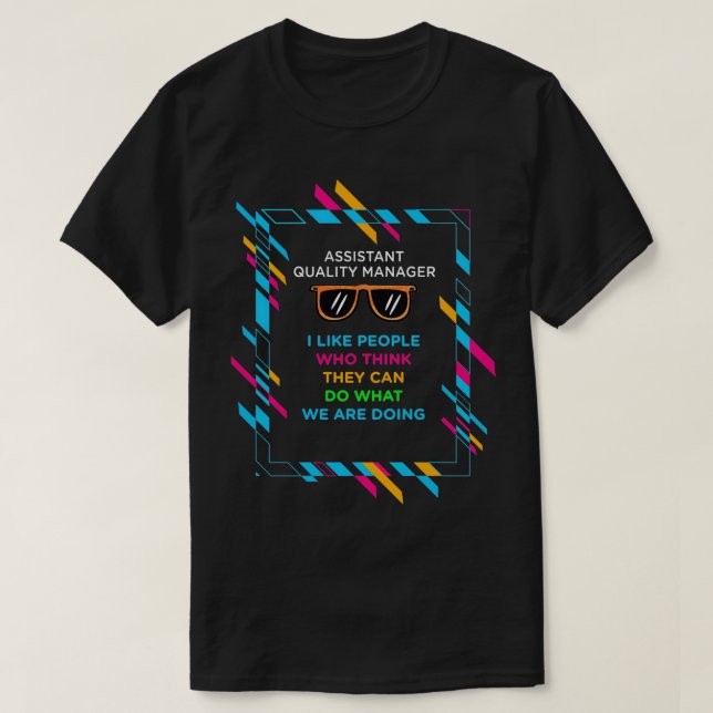 T-SHIRT GESTIONNAIRE DE QUALITÉ ADJOINT 2 (Design devant)
