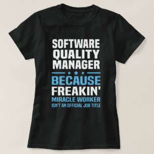 T-shirt Gestionnaire de qualité logicielle