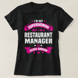 T-shirt Gestionnaire de restaurants