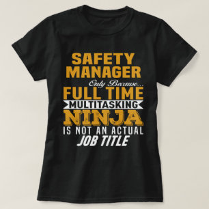 T-shirt Gestionnaire de sécurité