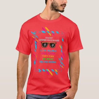 T-SHIRT GESTIONNAIRE DE SERVICE CLIENT ASSISTANT