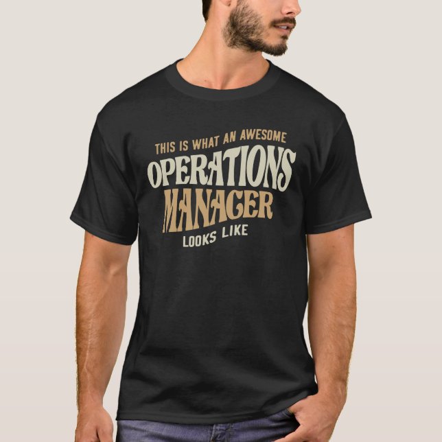 T-shirt Gestionnaire des opérations Fières (Devant)