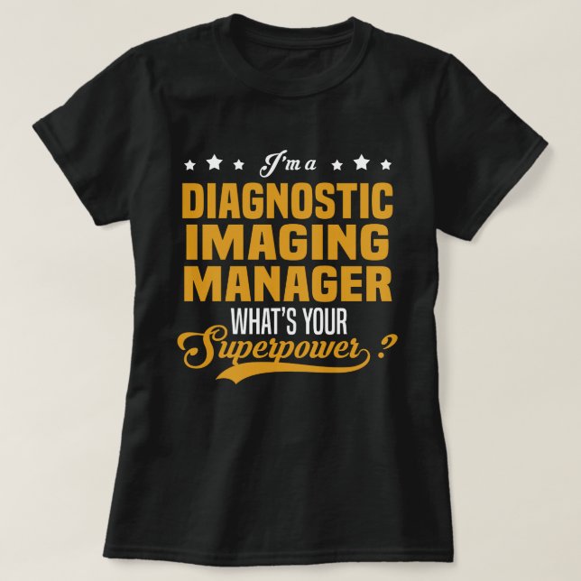 T-shirt Gestionnaire d'images de diagnostic (Design devant)