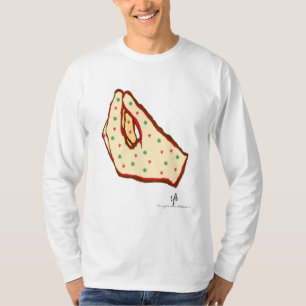 T-shirt Gesture à la main Fraise-Kiwi Pizza Unisex LS