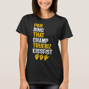 T-shirt Gesture à la main Sourde de l'ouïe perte de consci