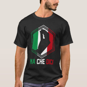 T-shirt Gesture italienne patriotique Italie Drapeau Ma Ch