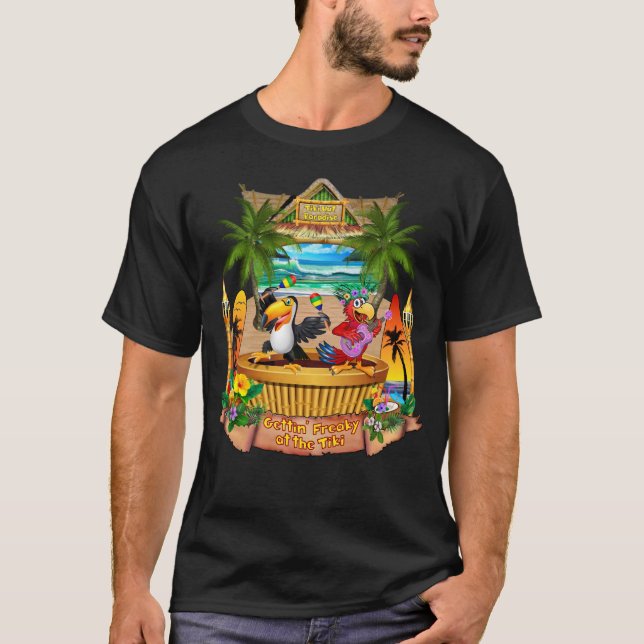 T-SHIRT GETTIN' FREAKY AU TIKI (Devant)