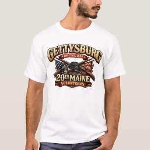 T-shirt Gettysburg 20e volontaires du Maine