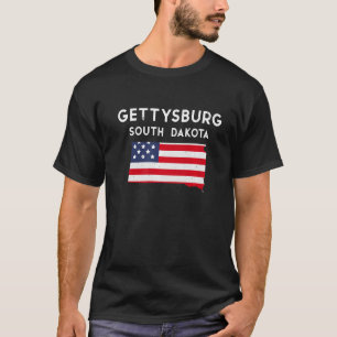 T-shirt Gettysburg Dakota du Sud États-Unis Amérique Voyag