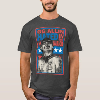T-shirt GG ALLIN Ami détesté dans la nation
