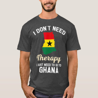 T-shirt Ghana Carte du drapeau ghanéen Cadeaux de voyage V