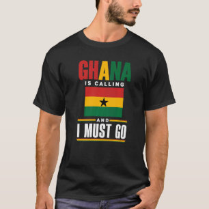 T-shirt Ghana Ghanaian Ghana Drapeau Ghana Ghana Appel Et 