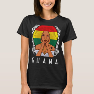 T-shirt Ghana Girl Ghanaian Flag Merchandises