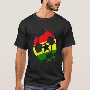 T-shirt Ghana Soccer Graphisme Ghana Football Football