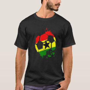 T-shirt Ghana Soccer Graphisme Ghana Football Football