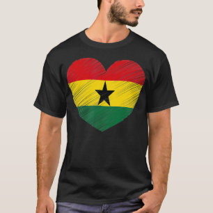 T-shirt Ghana vintage Ghana Ghanaian Flag Pride Soutien Gh