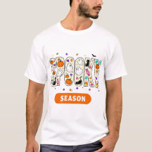 T-shirt Ghost Halloween - Éffrayant adorable Fri