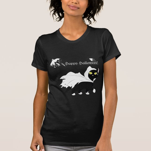 T-shirt Ghost kitty (Devant)