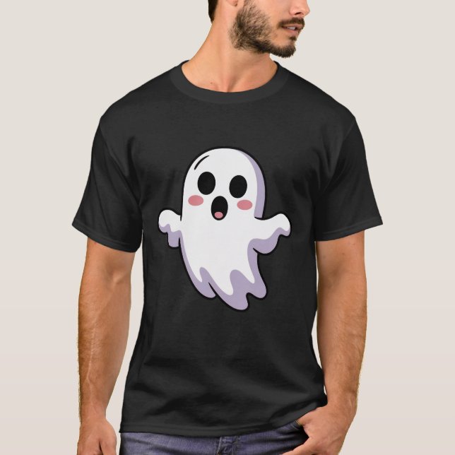 T-shirt Ghost mignon | Funny Kawaii Halloween Ghos (Devant)