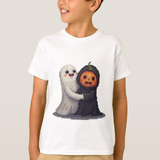 T-shirt Ghost & Pumkin pour Halloween