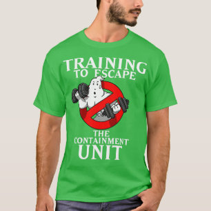 T-shirt Ghost Training 80s Retro Gym Workout Meme