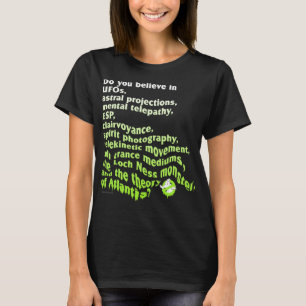 T-shirt Ghostbusters Croyez-Vous En Funny Retro Movie