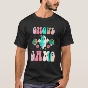 T-shirt Ghoul Gang Super Hey Boo Citrouille Boo Crew Funny