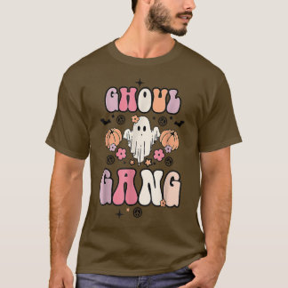 T-shirt Ghoul Gang Super Hey Boo Citrouille Boo Crew Hallo