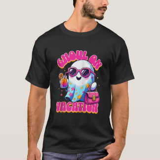 T-shirt Ghoul sur les vacances Summerween mignon Fantôme T