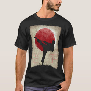 T-shirt Gi Kenpo de Karaté Japonais Kyokushin Shotokan Vin