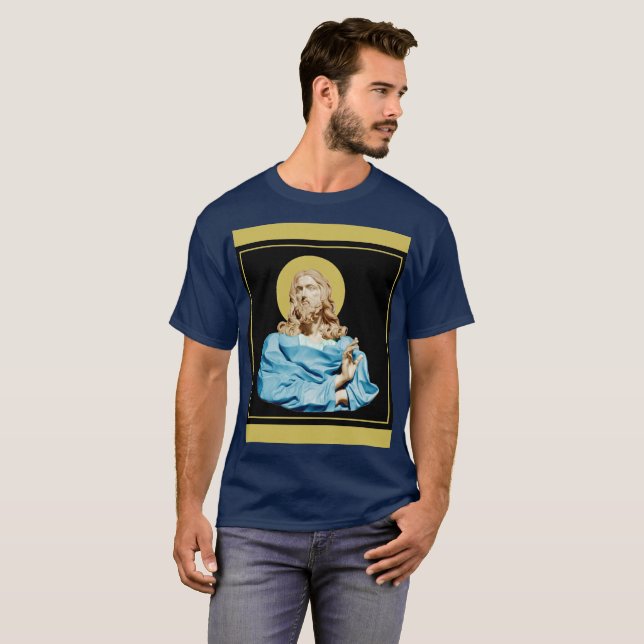 T-shirt Gian Lorenzo Bernini Bust of Christ 1679 (Devant entier)