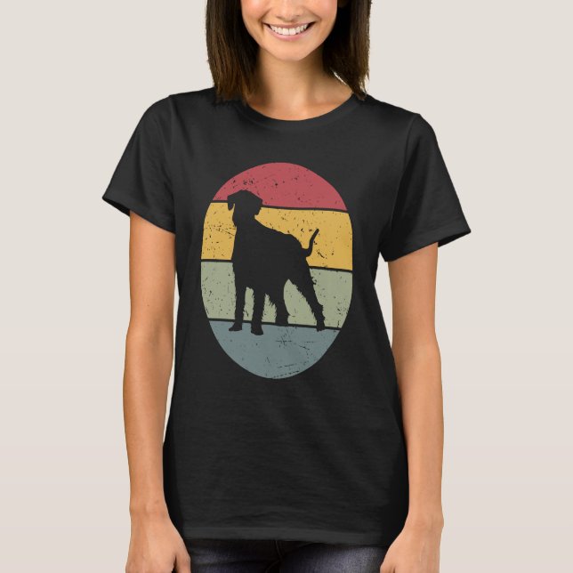 T-shirt Giant Schnauzer Vintage (Devant)
