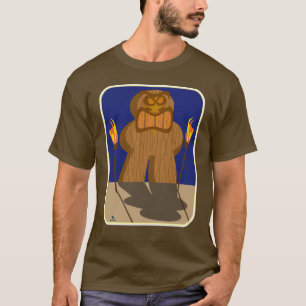 T-shirt Giant Tiki Pièce de jeu Dessin