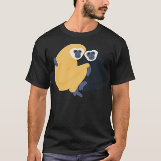 T-shirt Gibbon Monkey Friends