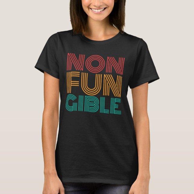 T-SHIRT GIBLE NON AMUSANT - NFT (Devant)