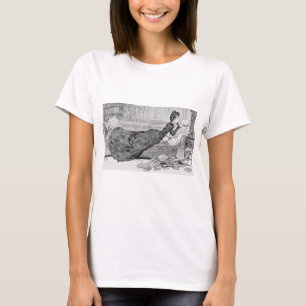 T-shirt Gibson Girl Lecture d'un livre